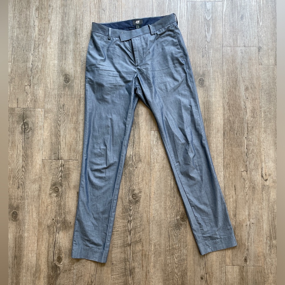 H&M Blue Dress Pants Slimfit 30x32 Men’s